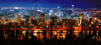 Montreal City in Double - Just Amazing Urban Stock Imagery at Budget Price