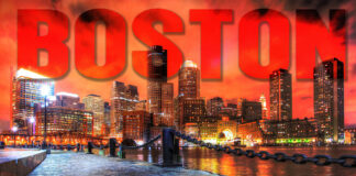 Boston City with Text 1 - Just Amazing Urban Stock Imagery at Budget Price
