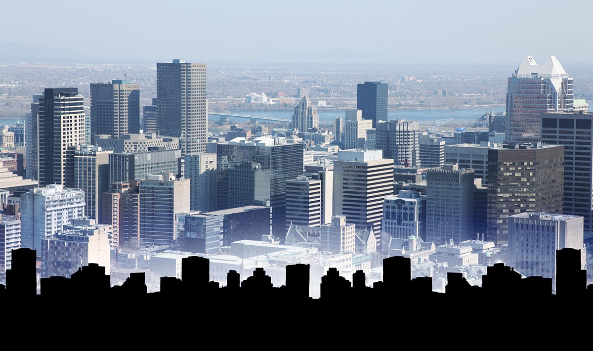 Montreal City Financial District - Just Amazing Urban Stock Imagery