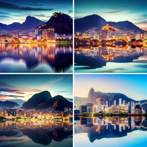 AI Rio Cityscape Scene Images