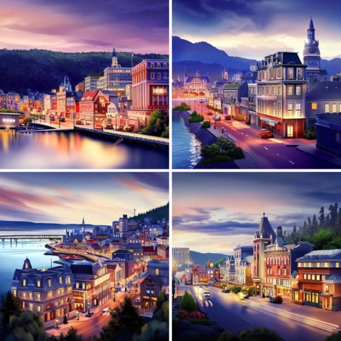 AI Small Town in America