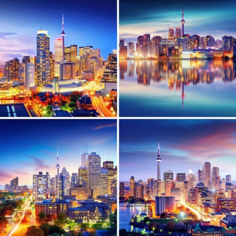 AI Toronto City Scenic Images