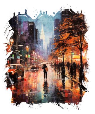 Popular City Street Art Design