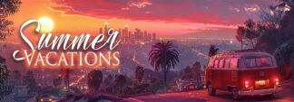 Summer Vacations Banner - RV Travel Destination